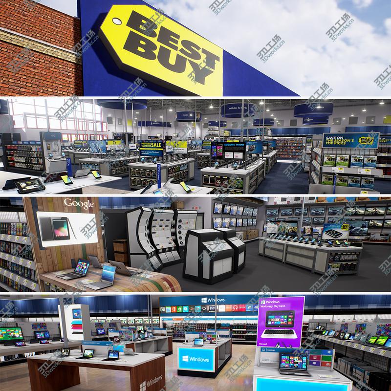 images/goods_img/20210113/Best Buy Scene - Unreal Engine 4 model/1.jpg